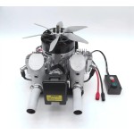 Hybrid Generator Engine10L 16kg Landwirtschaft licher Pflanzens chutz Drohne Benzin elektrisch 6KW Long Endurance Heavy Duty UAV VTOL
